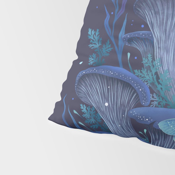 Blue Oyster Pillow Sham Gallery Image 4