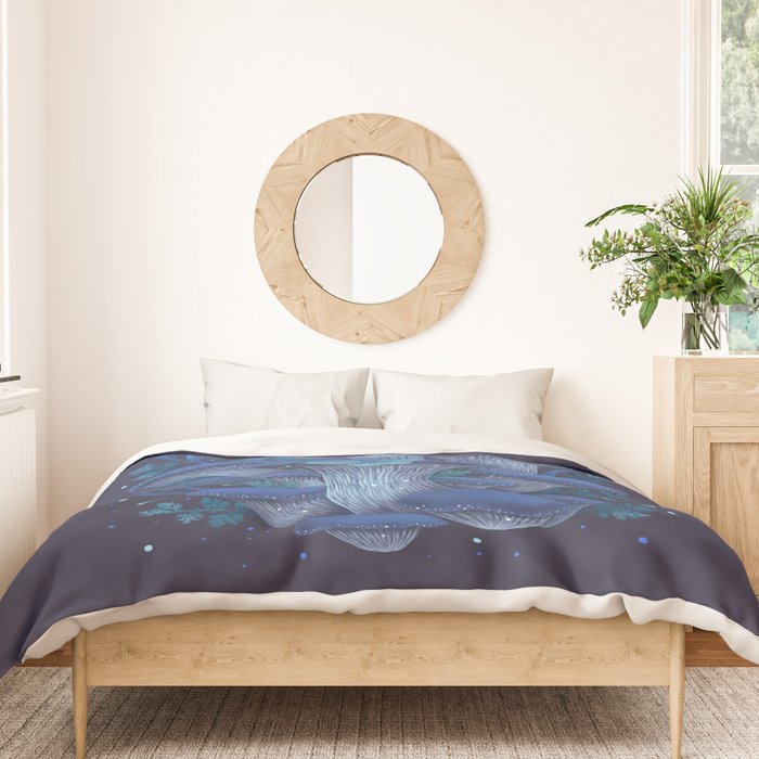 Blue Oyster Duvet Cover Gallery Image 3