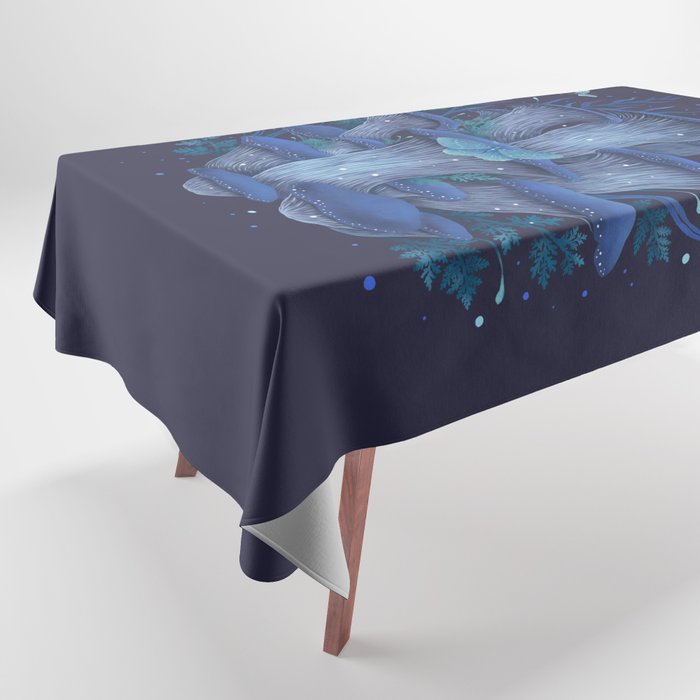 Blue Oyster Tablecloth Gallery Image 1