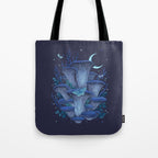Blue Oyster Tote Bag Gallery Image 1