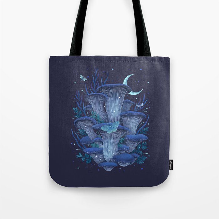 Blue Oyster Tote Bag Gallery Image 1