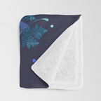Blue Oyster Throw Blanket Gallery Image 3
