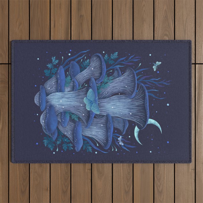 Blue Oyster Outdoor Rug Gallery Image 1