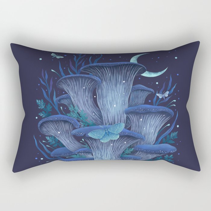 Blue Oyster Rectangular Pillow Gallery Image 2
