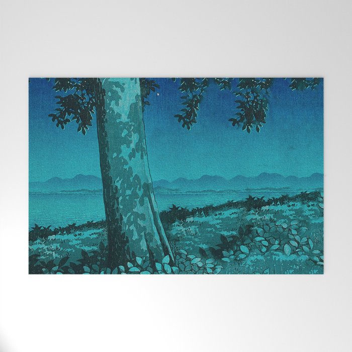 Nightime in Gissei - Nature Landscape Welcome Mat Gallery Image 1