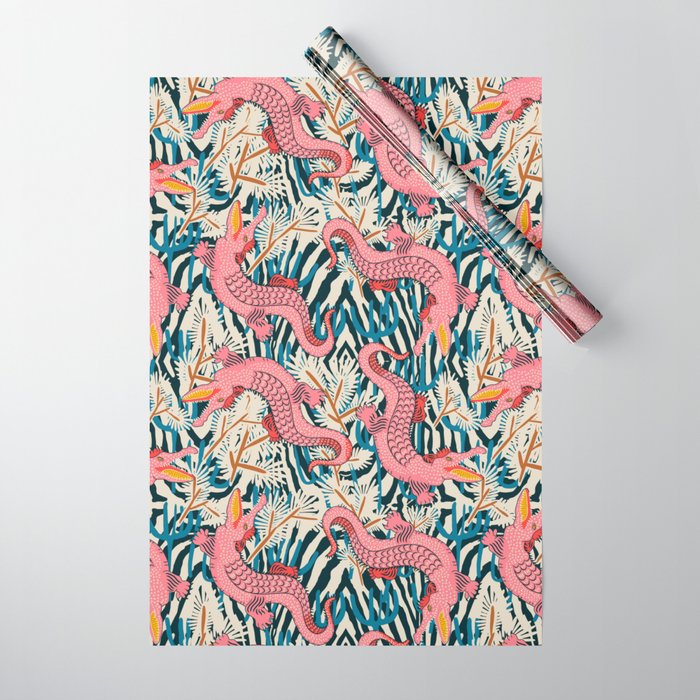 BAZAAR COSMICA GATOR Wrapping Paper Gallery Image 1