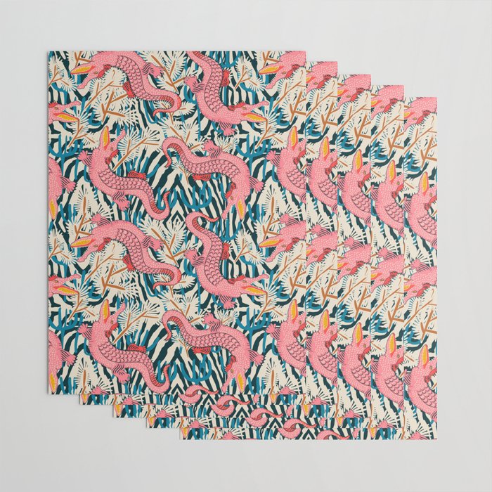 BAZAAR COSMICA GATOR Wrapping Paper Gallery Image 3