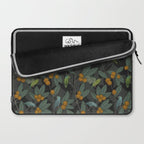Green & Turquoise Parrotlets and Loquats Laptop Sleeve Gallery Image 2