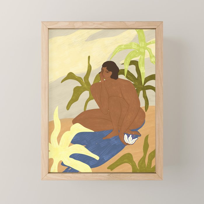 Au Naturel  Mini Art Print Gallery Image 1