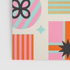 Retro Geometric Christmas gift Pattern 2 Poster Gallery Image 3