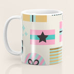 Retro Geometric Christmas gift Pattern 2 Coffee Mug Gallery Image 3