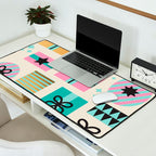Retro Geometric Christmas gift Pattern 2 Desk Mat Gallery Image 2