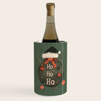 Festive Ho Ho Ho Bauble Green  Wine Chiller Gallery Image 1