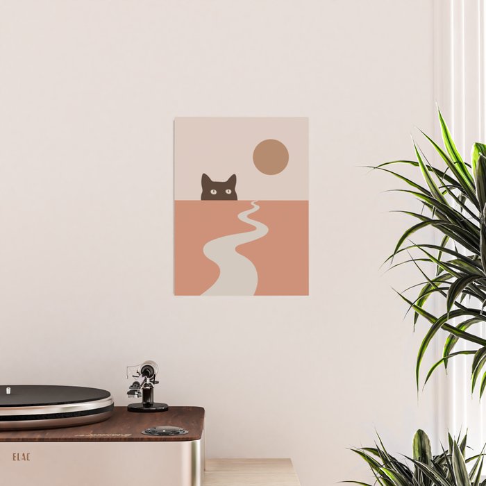 Cat Landscape 16 Poster Gallery Image 2