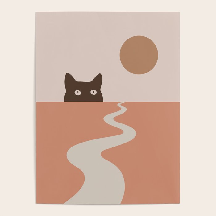 Cat Landscape 16 Poster Gallery Image 4