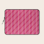 Playful Pink Plaid Laptop Sleeve Gallery Image 1