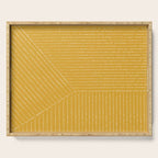 Lines (Mustard Yellow) Serving Tray Gallery Image 1
