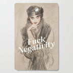 Fuck Negativity Cutting Board Gallery Image 1