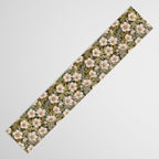Floral Meadow In Spring Green Table Runner Gallery Image 3