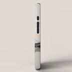 Japanese mountains, minimal ink print iPhone Case Gallery Image 2