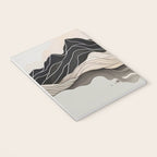 Japanese mountains, minimal ink print Notebook Gallery Image 3
