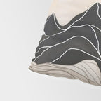 Japanese mountains, minimal ink print Pillow Sham Gallery Image 4