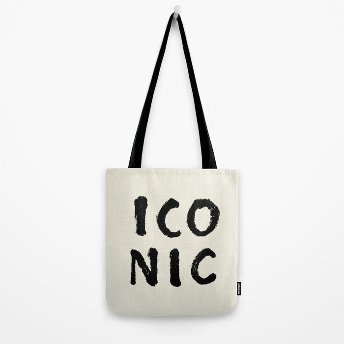 Iconic - Typography Tote Bag Gallery Image 2