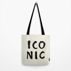 Iconic - Typography Tote Bag Gallery Image 2