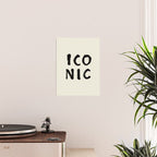 Iconic - Typography Poster Gallery Image 2