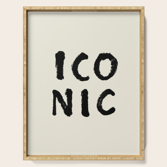 Iconic - Typography Serving Tray Gallery Image 1