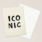 Iconic - Typography Stationery Card Gallery Image 2
