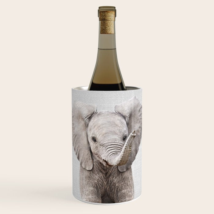 Baby Elephant - Colorful Wine Chiller Gallery Image 1