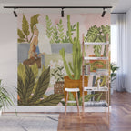 Playing For My Plants Wall Mural Gallery Image 1