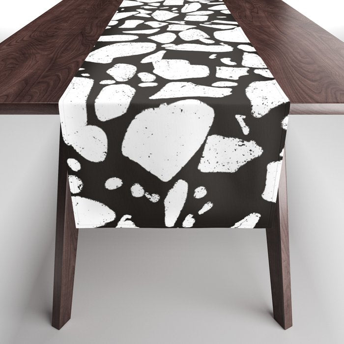 Black marble Table Runner Gallery Image 1