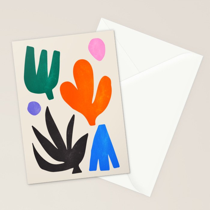 Paper Garden: Matisse Cutouts 01 Stationery Card Gallery Image 2