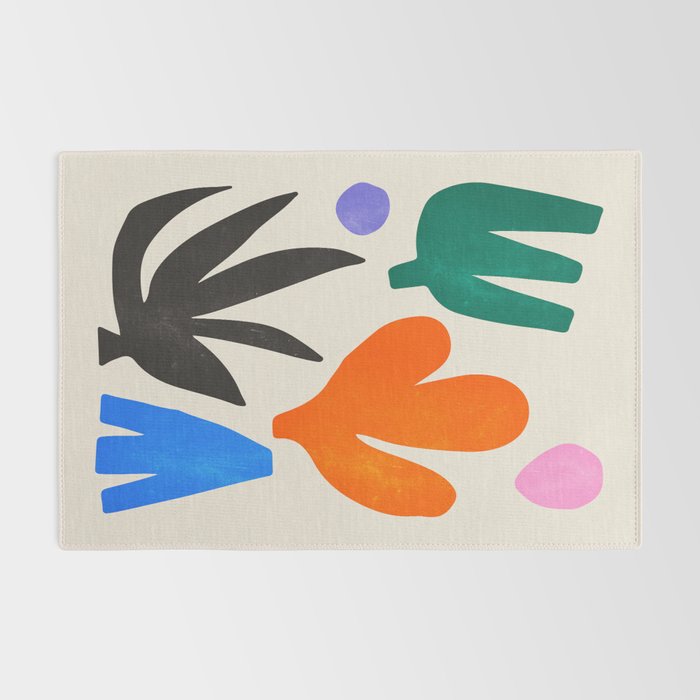 Paper Garden: Matisse Cutouts 01 Rug Gallery Image 2