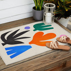 Paper Garden: Matisse Cutouts 01 Outdoor Rug Gallery Image 2