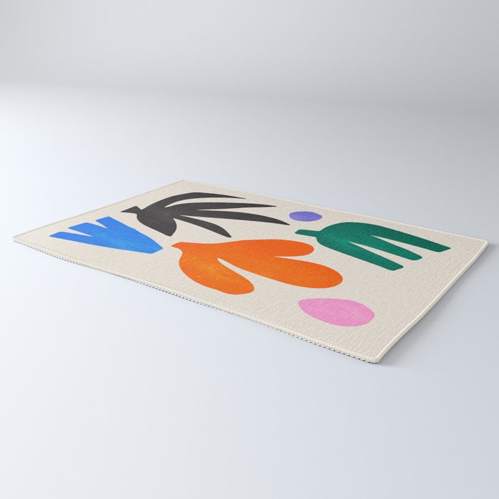 Paper Garden: Matisse Cutouts 01 Rug Gallery Image 3