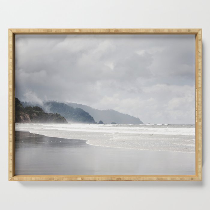 Oregon Coast #1 | Ocean Art Print | Pacific Northwest Serving Tray Gallery Image 1