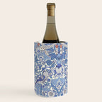 William Morris Strawberry Thief Powder Blue & Red Wine Chiller Gallery Image 1