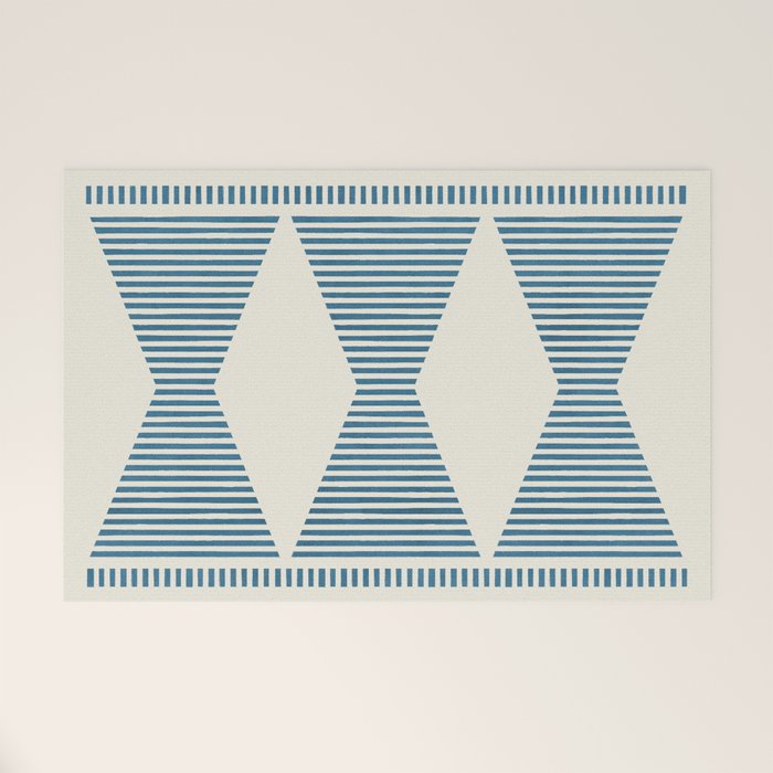 Southwestern Boho - Blue Welcome Mat Gallery Image 1