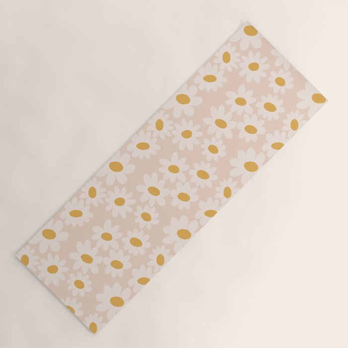 Soft daisies Yoga Mat Gallery Image 1