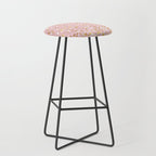 Floating Confetti - Pink Blush and Gold Stool Gallery Image 1