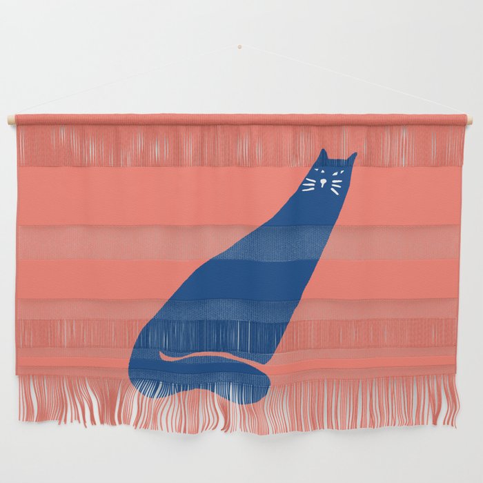 Cat in the wind Wall Hanging Gallery Image 1