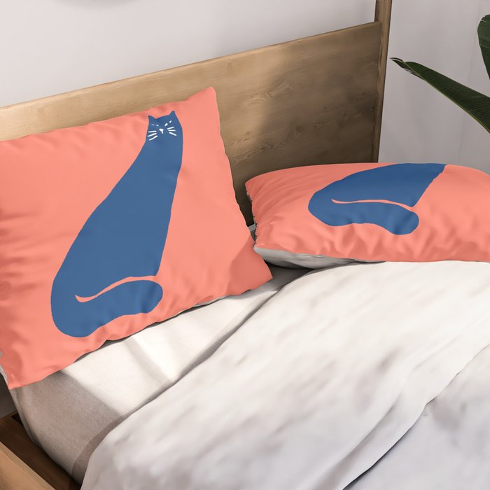 Cat in the wind Pillow Sham Gallery Image 2