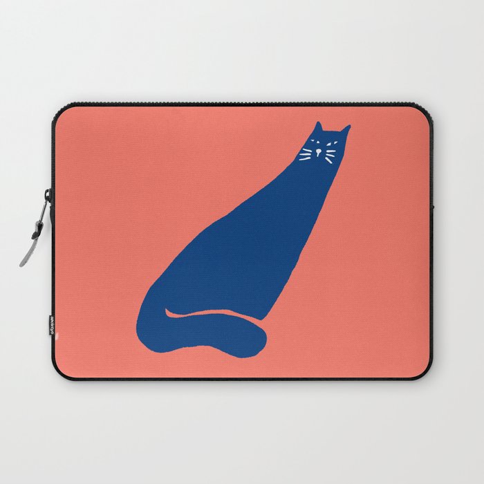 Cat in the wind Laptop Sleeve Gallery Image 1