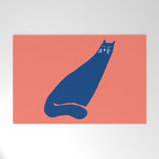 Cat in the wind Welcome Mat Gallery Image 1