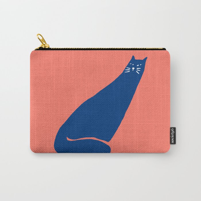 Cat in the wind Carry All Pouch Gallery Image 1