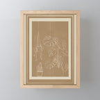 Minimal Window With Potted Plants 1 Mini Art Print Gallery Image 1