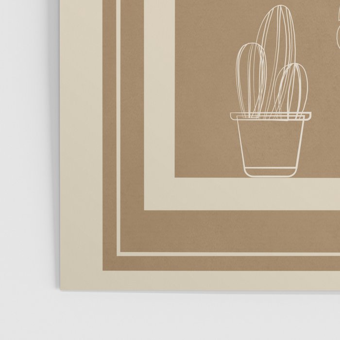 Minimal Window With Potted Plants 1 Poster Gallery Image 3